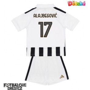 Juventus Kerim Alajbegovic #17 Dětské Domácí dres komplet 2026-27 Krátký Rukáv (+ trenýrky)